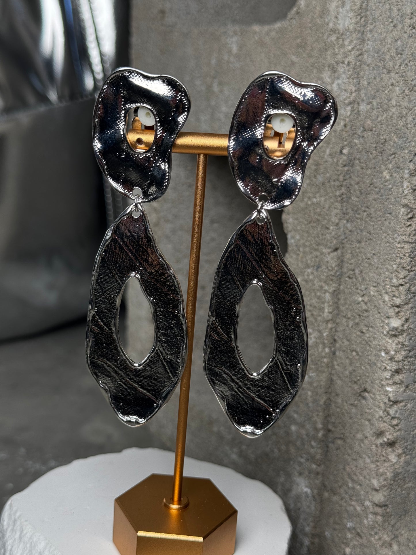 Melting Point Clip On Earrings