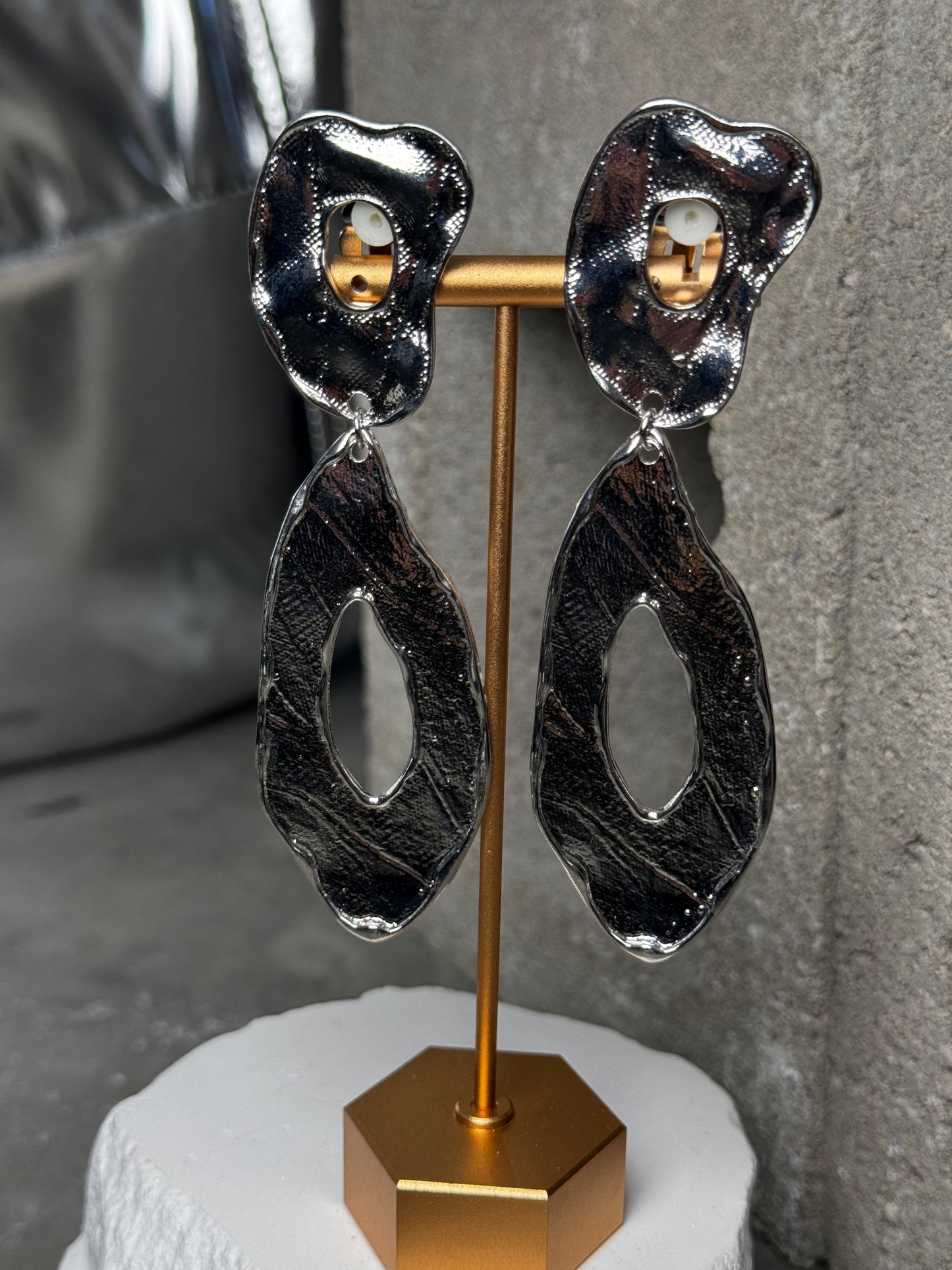 Melting Point Clip On Earrings