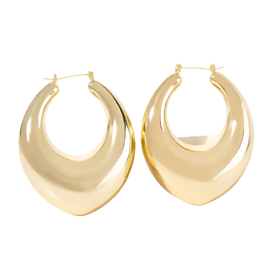 On The Move Chunky Earrings - Gold-Tone Fashion Accessories for Moving Style