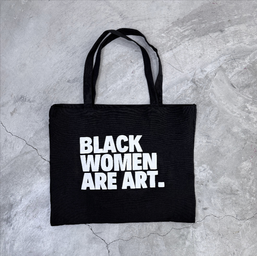 Black Women Are Art Natural Heavy Duty Tote