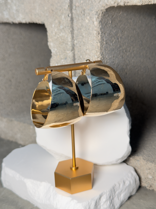 The Icon Oversized Statement Earring - Bold Ethnic Design