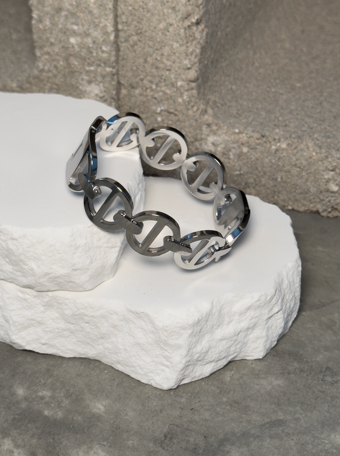The E Custom Layer Bracelet