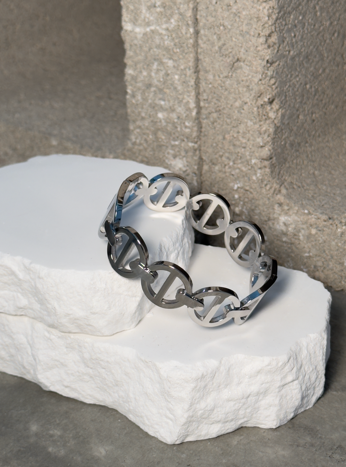 The E Custom Layer Bracelet