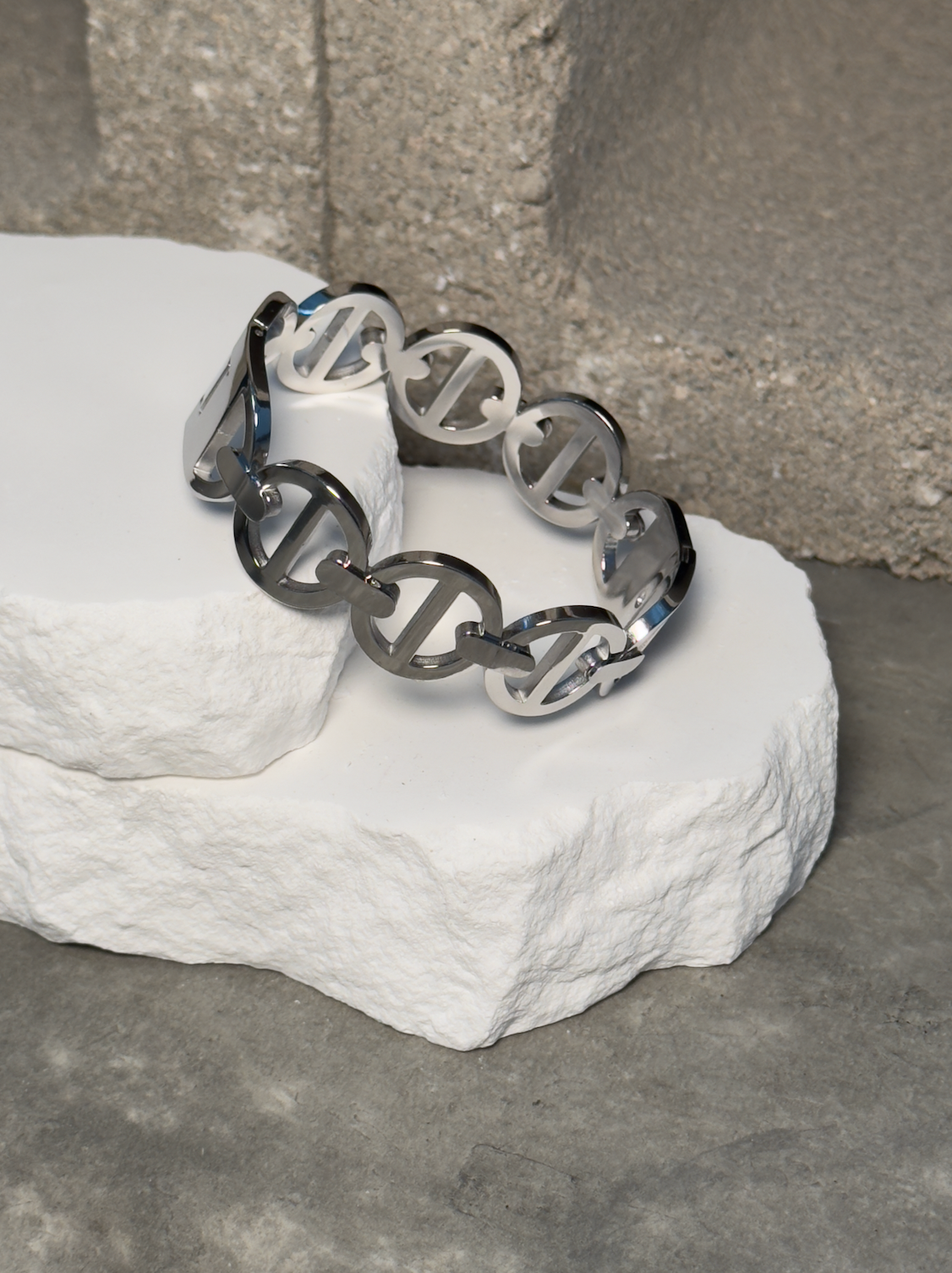 The E Custom Layer Bracelet