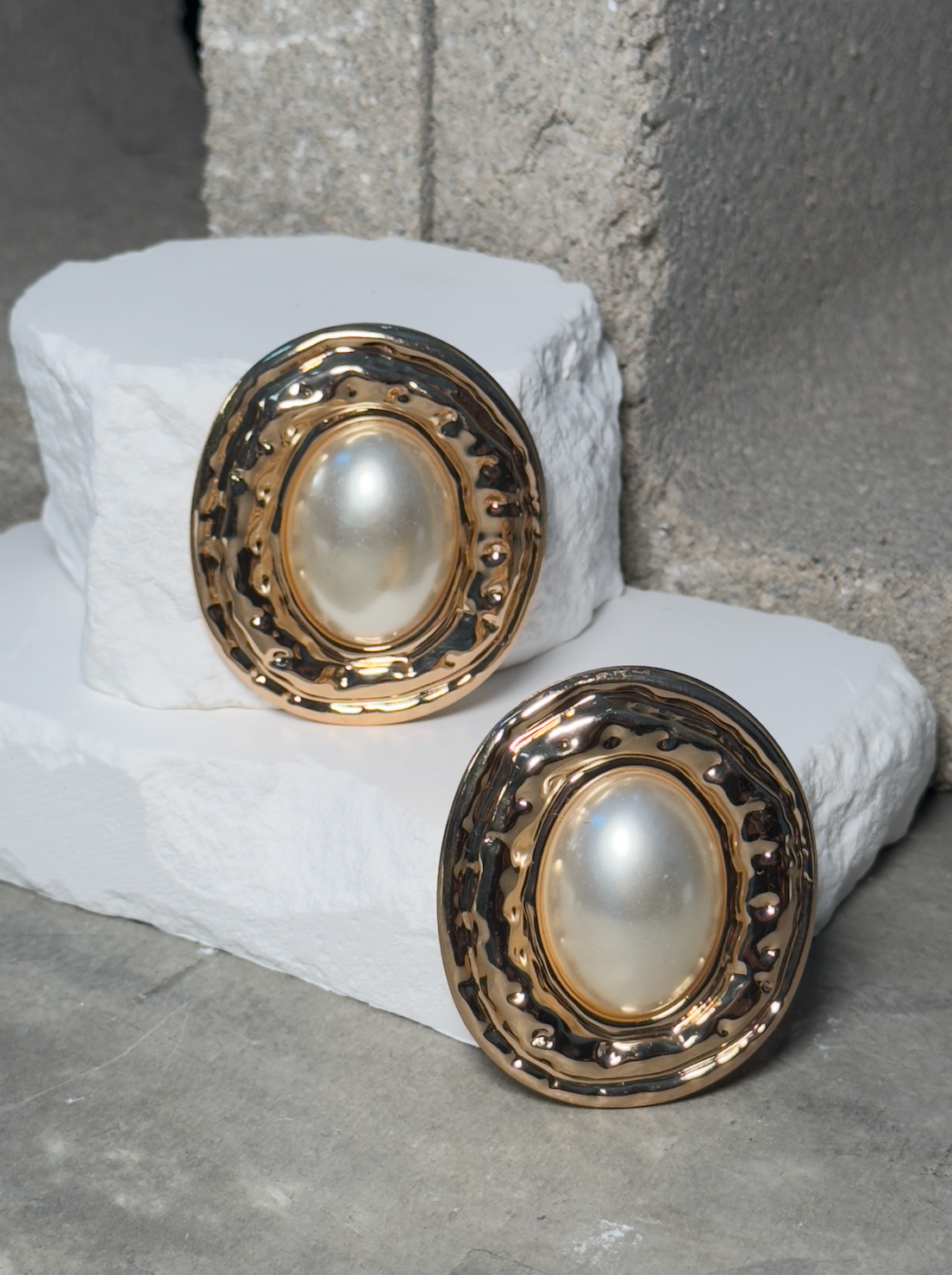 Golden Age Pearl Statement Earrings
