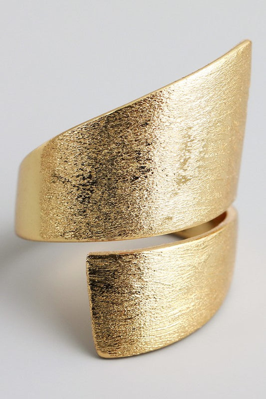 Around the Way Midi Ring Gold Color Fashion Accessory with Metal Coating Elegant Design